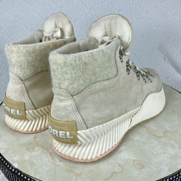 Sorel Out N About™ III Conquest Winter Ankle Bootie White Casual Outdoor Boots - Picture 9 of 12